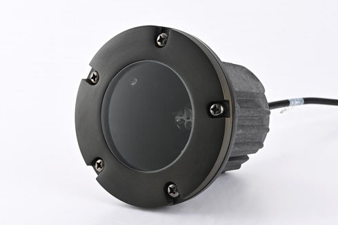 Elegant Lighting Aera Outdoor 12V Cast Brass well light 5.25 inch Wide x 6.75 inch High in Dark Bronze Model: W121-DB