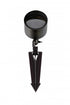 Elegant Lighting Aera Outdoor 12V Cast Brass wide spot light 4.75 inch x 8 inch in Dark Bronze Model: C039P-DB