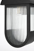 Elegant Lighting Albert 1 Light Wall sconce W10 Inch E9.5 Inch H18.5 Inch L1 in Black Model: OD338W19BK