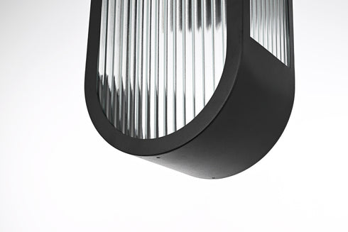 Elegant Lighting Albert 1 Light Wall sconce W10 Inch E9.5 Inch H18.5 Inch L1 in Black Model: OD338W19BK