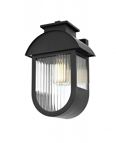 Elegant Lighting Albert 7 inch Outdoor Pendant in Black Model: OD338W13BK