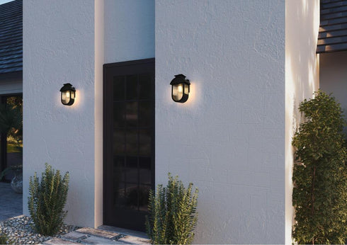 Elegant Lighting Albert 7 inch Outdoor Pendant in Black Model: OD338W13BK