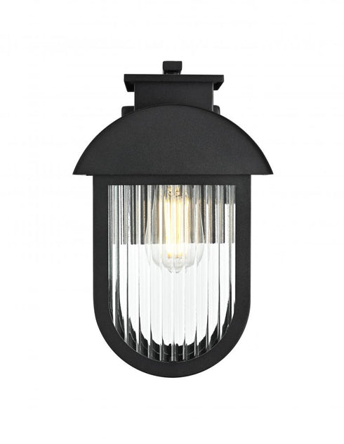 Elegant Lighting Albert 7 inch Outdoor Pendant in Black Model: OD338W13BK