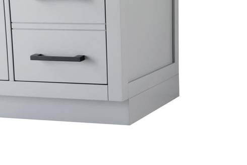 Elegant Lighting Alden Vanity Cabinet 1Dr3Dw 32 Inch W x 22 Inch D x 35 Inch H in Grey Model: VF29732GR