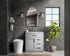 Elegant Lighting Alden Vanity Cabinet 1Dr3Dw 32 Inch W x 22 Inch D x 35 Inch H in Grey Model: VF29732GR