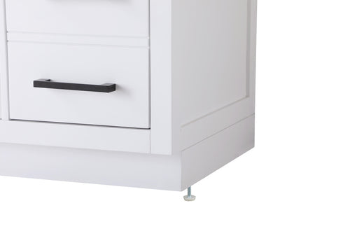 Elegant Lighting Alden Vanity Cabinet 1Dr3Dw 32 Inch W x 22 Inch D x 35 Inch H in White Model: VF29732WH