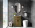 Elegant Lighting Alden Vanity Cabinet 2Dr1Dw 24 Inch W x 22 Inch D x 35 Inch H in Chestnut Brown Model: VF29724MCB