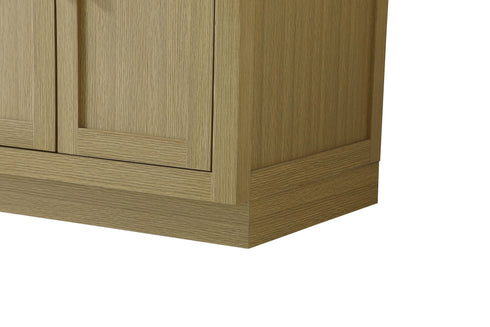 Elegant Lighting Alden Vanity Cabinet 2Dr1Dw 24 Inch W x 22 Inch D x 35 Inch H in Honey Brown Model: VF29724MHB