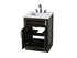 Elegant Lighting Alden Vanity Cabinet 2Dr1Dw 24 Inch W x 22 Inch D x 35 Inch H in Mocha Brown Model: VF29724MMB