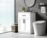 Elegant Lighting Alden Vanity Cabinet 2Dr1Dw 24 Inch W x 22 Inch D x 35 Inch H in White Model: VF29724WH