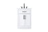Elegant Lighting Alden Vanity Cabinet 2Dr1Dw 24 Inch W x 22 Inch D x 35 Inch H in White Model: VF29724WH