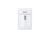 Elegant Lighting Alden Vanity Cabinet 2Dr1Dw 24 Inch W x 22 Inch D x 35 Inch H in White Model: VF29724WH