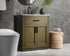 Elegant Lighting Alden Vanity Cabinet 2Dr1Dw 30 Inch W x 22 Inch D x 35 Inch H in Chestnut Brown Model: VF29730MCB