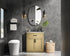 Elegant Lighting Alden Vanity Cabinet 2Dr1Dw 30 Inch W x 22 Inch D x 35 Inch H in Honey Brown Model: VF29730MHB