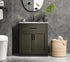 Elegant Lighting Alden Vanity Cabinet 2Dr1Dw 30 Inch W x 22 Inch D x 35 Inch H in Mocha Brown Model: VF29730MMB