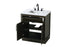 Elegant Lighting Alden Vanity Cabinet 2Dr1Dw 30 Inch W x 22 Inch D x 35 Inch H in Mocha Brown Model: VF29730MMB
