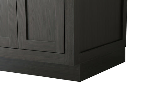 Elegant Lighting Alden Vanity Cabinet 2Dr1Dw 30 Inch W x 22 Inch D x 35 Inch H in Mocha Brown Model: VF29730MMB