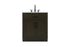 Elegant Lighting Alden Vanity Cabinet 2Dr1Dw 30 Inch W x 22 Inch D x 35 Inch H in Mocha Brown Model: VF29730MMB