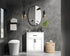 Elegant Lighting Alden Vanity Cabinet 2Dr1Dw 30 Inch W x 22 Inch D x 35 Inch H in White Model: VF29730WH