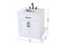 Elegant Lighting Alden Vanity Cabinet 2Dr1Dw 30 Inch W x 22 Inch D x 35 Inch H in White Model: VF29730WH