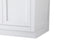 Elegant Lighting Alden Vanity Cabinet 2Dr1Dw 30 Inch W x 22 Inch D x 35 Inch H in White Model: VF29730WH