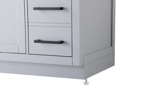 Elegant Lighting Alden Vanity Cabinet 2Dr3Dw 36 Inch W x 22 Inch D x 35 Inch H in Grey Model: VF29736GR