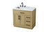 Elegant Lighting Alden Vanity Cabinet 2Dr3Dw 36 Inch W x 22 Inch D x 35 Inch H in Honey Brown Model: VF29736MHB
