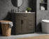 Elegant Lighting Alden Vanity Cabinet 2Dr3Dw 36 Inch W x 22 Inch D x 35 Inch H in Mocha Brown Model: VF29736MMB