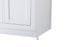 Elegant Lighting Alden Vanity Cabinet 2Dr5Dw 42 Inch W x 22 Inch D x 35 Inch H in White Model: VF29742WH