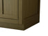 Elegant Lighting Alden Vanity Cabinet 2Dr5Dw 54 Inch W x 22 Inch D x 35 Inch H in Chestnut Brown Model: VF29754DMCB