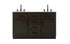 Elegant Lighting Alden Vanity Cabinet 2Dr5Dw 54 Inch W x 22 Inch D x 35 Inch H in Mocha Brown Model: VF29754DMMB