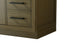 Elegant Lighting Alden Vanity Cabinet 2Dr7Dw 48 Inch W x 22 Inch D x 35 Inch H in Chestnut Brown Model: VF29748MCB