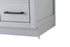 Elegant Lighting Alden Vanity Cabinet 2Dr7Dw 48 Inch W x 22 Inch D x 35 Inch H in Grey Model: VF29748GR