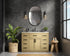 Elegant Lighting Alden Vanity Cabinet 2Dr7Dw 48 Inch W x 22 Inch D x 35 Inch H in Honey Brown Model: VF29748MHB