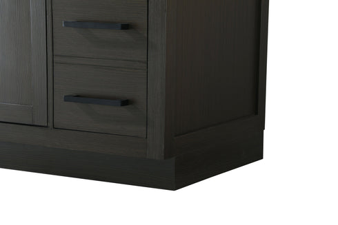 Elegant Lighting Alden Vanity Cabinet 2Dr7Dw 48 Inch W x 22 Inch D x 35 Inch H in Mocha Brown Model: VF29748MMB