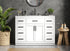 Elegant Lighting Alden Vanity Cabinet 2Dr7Dw 48 Inch W x 22 Inch D x 35 Inch H in White Model: VF29748WH