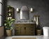 Elegant Lighting Alden Vanity Cabinet 2Dr7Dw 54 Inch W x 22 Inch D x 35 Inch H in Chestnut Brown Model: VF29754MCB
