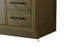 Elegant Lighting Alden Vanity Cabinet 2Dr7Dw 54 Inch W x 22 Inch D x 35 Inch H in Chestnut Brown Model: VF29754MCB