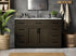 Elegant Lighting Alden Vanity Cabinet 2Dr7Dw 54 Inch W x 22 Inch D x 35 Inch H in Mocha Brown Model: VF29754MMB