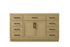 Elegant Lighting Alden Vanity Cabinet 2Dr7Dw 60 Inch W x 22 Inch D x 35 Inch H in Honey Brown Model: VF29760MHB
