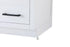 Elegant Lighting Alden Vanity Cabinet 2Dr7Dw 60 Inch W x 22 Inch D x 35 Inch H in White Model: VF29760WH