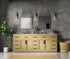 Elegant Lighting Alden Vanity Cabinet 4Dr11Dw 84 Inch W x 22 Inch D x 35 Inch H in Honey Brown Model: VF29784DMHB
