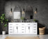 Elegant Lighting Alden Vanity Cabinet 4Dr11Dw 84 Inch W x 22 Inch D x 35 Inch H in White Model: VF29784DWH