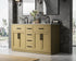 Elegant Lighting Alden Vanity Cabinet 4Dr5Dw 60 Inch W x 22 Inch D x 35 Inch H in Honey Brown Model: VF29760DMHB