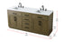 Elegant Lighting Alden Vanity Cabinet 4Dr5Dw 72 Inch W x 22 Inch D x 35 Inch H in Chestnut Brown Model: VF29772DMCB