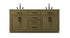 Elegant Lighting Alden Vanity Cabinet 4Dr5Dw 72 Inch W x 22 Inch D x 35 Inch H in Chestnut Brown Model: VF29772DMCB