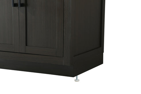Elegant Lighting Alden Vanity Cabinet 4Dr5Dw 72 Inch W x 22 Inch D x 35 Inch H in Mocha Brown Model: VF29772DMMB