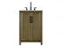 Elegant Lighting Alina 24 inch Single Bathroom Vanity in Chocolate Oak Model: VF29524CO