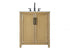 Elegant Lighting Alina 30 inch Single Bathroom Vanity in Chocolate Oak Model: VF29530CO