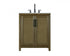 Elegant Lighting Alina 30 inch Single Bathroom Vanity in Chocolate Oak Model: VF29530CO